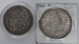 2 United States Collector Morgan Silver Dollar