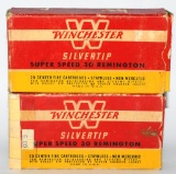 30 Rounds Of Winchester .30 Rem Ammunition