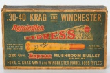 Rare Collector Box Of Remington .30-40 Krag