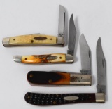 Four Collector Folding Pocket knives various