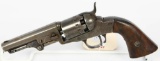 Engraved Antique London Cap & Ball Revolver .31