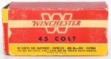 25 Rounds of Winchester .45 Colt Ammunition