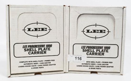 (2) LEE Progressive 1000 Shell Plate Carrier