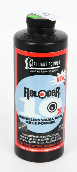 1 LB Container Of Alliant Reloader 10X Gunpowder