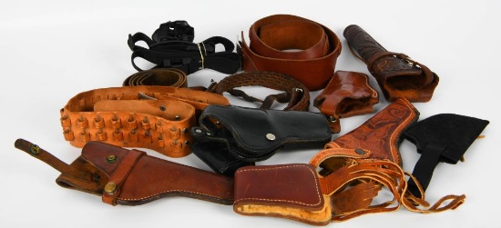 Large Lot of Leather Goods & more