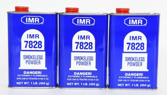 3 Lbs Of IMR 7828 Smokeless Gun Powder