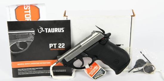 Taurus PT-22 Semi Auto Tip-up Pistol .22 LR