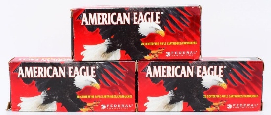 60 Rds Federal American Eagle 7.62x39mm Ammo