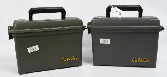 (2) Cabela's Dry Storage Ammo Box