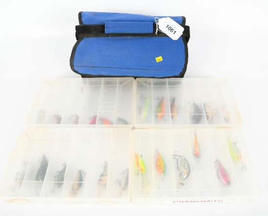 Tackle Logic 4 Box Canvas Carrier Fishing Supplies