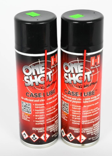 (2) cans One Shot Case Lube W/dyna Glide Plus