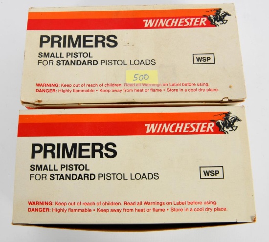 1500 ct Winchester Small Pistol Primers WSP