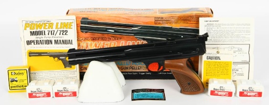 Power Line Model 717 Single Pump Air pistol in box
