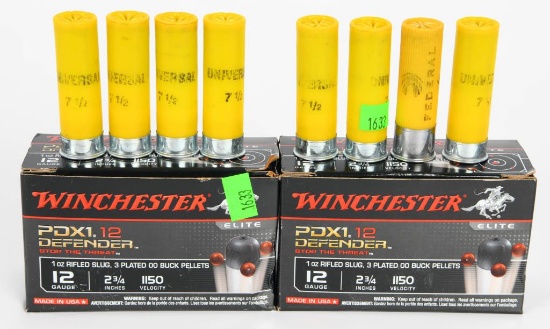 17 Rounds of Winchester PDX1 Defender Slugs 12 Ga