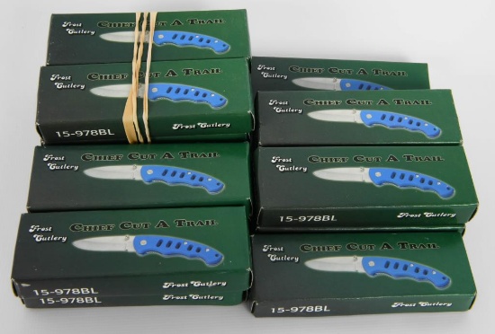 16 NIB Frost Cutlery Chief Cut a Trail Folding