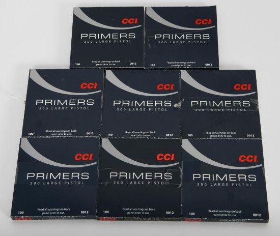 800 ct CCI Large Pistol Primers #300