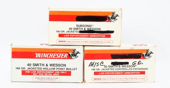 142 Rounds of Reman .40 Smith & Wesson Ammo