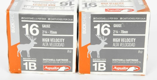 50 Rounds of 16 Gauge Buckshot Shotshells