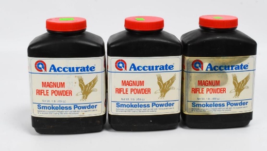 3 Lbs Of Accurate Magnum Smokeless Rifle Powder