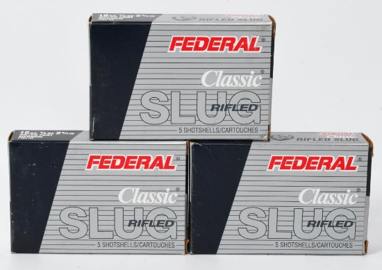 13 Rounds Of Federal Classic 16 Ga HP Shotshells
