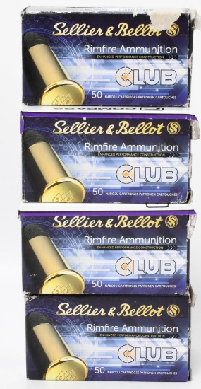 350 Rounds Of Sellier & Bellot .22 LR Ammunition