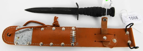 U.S. M3 PAL Trench Knife & Leather made sheath