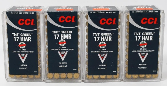 200 Rounds of CCI .17 HMR Game Point Ammunition