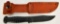 Colonial Prov. RI USN Fixed Blade Knife & Leather