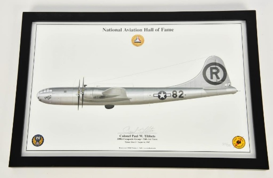 Signed 12x18 NAHF Bomber Plane Picture