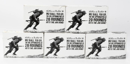 100 Rounds Sellier & Bellot M2 Ball .30-06 SPRG