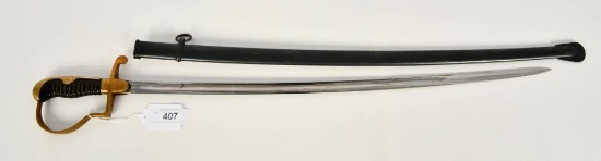 WWII German Ordnance Sword With Scabbard