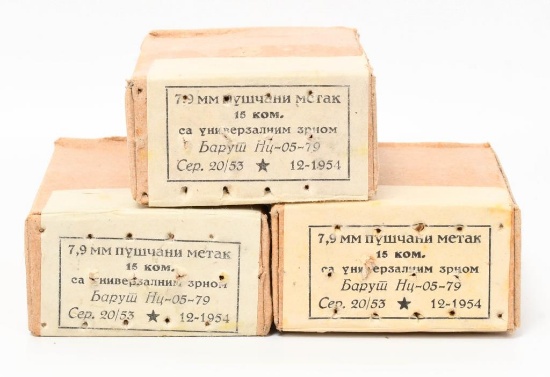 45 Rounds of Military 8mm Mauser Ammunition