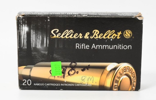 14 Rounds Of Sellier & Bellot 8x57 JS Ammunition