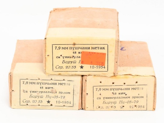45 Rounds of Military 8mm Mauser Ammunition