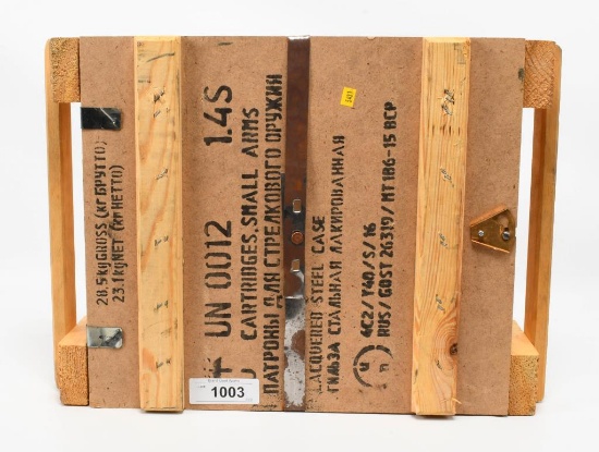 1400 Round Sealed Crate Of 7.62x39 Ammunition