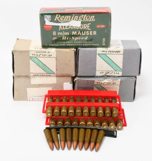 200 Rds Of 7.62x39 40 Rds 8mm Mauser Ammunition