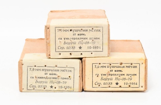 45 Rounds of Military 8mm Mauser Ammunition