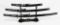3 Piece Fantasy Samurai Sword Set W/ Stand
