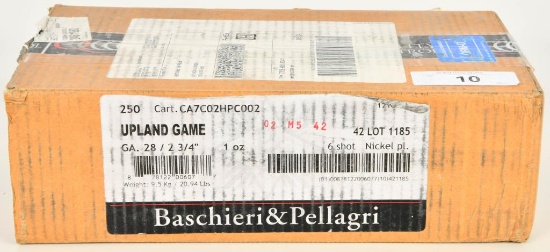 Case of 250 Rounds of B&P 28 Gauge Shotshells
