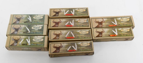 9 NIB Frost Cutlery Whitetail Folding Pocket