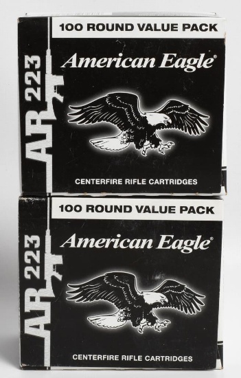 200 Rounds American Eagle .223 Rem Ammunition