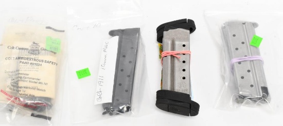 Various Magazines .40 cal, 9mm, 10mm, .45 & Safet
