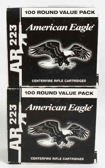 200 Rounds American Eagle .223 Rem Ammunition