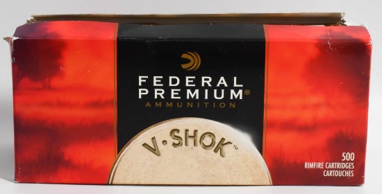 500 Rounds Of Federal .17 HMR Premium Ammo