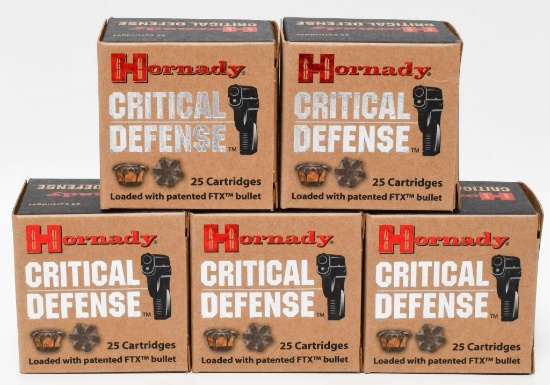125 Rds Hornady Critical Defense .30 Carbine Ammo