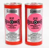 2 New Bottles Of Hercules 22 Reloader Gun Powder