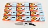 12 NIB Frosty Cutlery Zeppelin Folding Knives