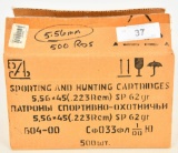 500 Rounds Of Sport & Hunting .556 Ammunition