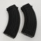 2 Unmarked 30 Round AK-47 Metal Magazines