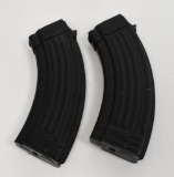 2 Unmarked 30 Round AK-47 Metal Magazines